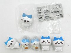 【未開封有】ハチワレグッズ6点セット ならぶんです。2 ～歌っておどって♪～/インテリアミニフィギュア/たべものいっぱいマスコット 中古品(058)