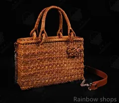 山葡萄　日本産　手編み　籠バック　籠バッグ　かご 楽天市場】山葡萄 かごバッグ バッグ かご 籠 六角花編み 5mm