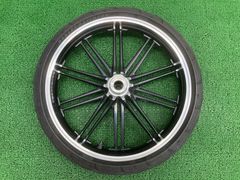 ハーレーダビッドソン 純正ホイール前後セット ホワイトリボン - メルカリ