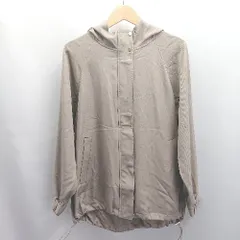 ◇ ⊂ GLOBAL WORK グローバルワーク 長袖 パーカー サイズM グレージュ系 レディース E  【1503310011777】