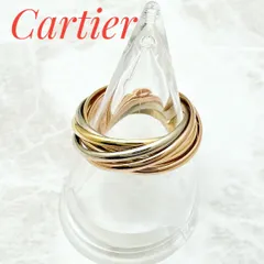 まるまるまるに⭐︎カルティエ　Cartier トリニティ 7連 750 8号 楽天市場】カルティエ トリニティ 7連 リングの通販