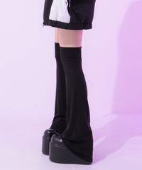 夢展望公式 [新品未使用] 薄手脚長ルーズソックス [ブラック] 他カラー別ページ有 diablebaiser 服飾小物・アクセサリ－・雑貨 靴下 535466-02