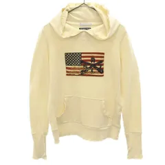 ポロジーンズカンパニーラルフローレン ワッペン スウェットパーカー M ベージュ POLO JEANS COMPANY RALPH LAUREN ロゴ レディース 【中古】  【230911】