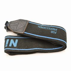 Nikon FOR PROFESSIONAL プロストラップ 青黒 アクセサリー 【中古】