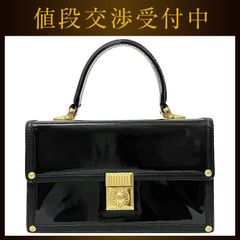 ヴェルサーチ バニティ バッグ ブラック ゴールド サンバースト 美品