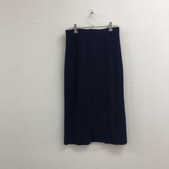 【ROPÉ】ロペ　38　ブルー　青　レディース　スカート　ミモレ丈　ひざ丈　オフィス　シンプル　