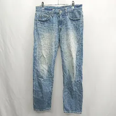 ◇ Θ URBAN RESEARCH DOORS ダメージ加工 デニムパンツ ジーンズ サイズ36 ブルー レディース E  【1412260010702】