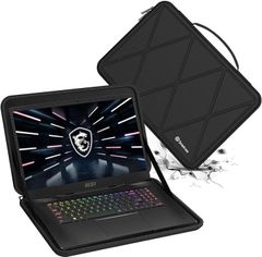Smatree 호환 제품 경질 EVA 보호 슬리브 케이스 17.3 인치 MSI Stealth GS77, MSI Studio, MSI Vector GP78 HX M129-2 (Black, For MSI 17.3 인치 (M129-2))