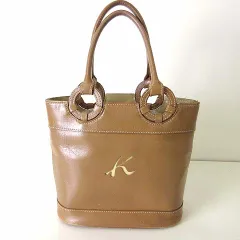 【新品】キタムラ バケツ型 2way ショルダーバッグ キャンバス 革 ベージュ バケツ型2wayショルダーバッグ（ベージュ） ショルダーバッグ