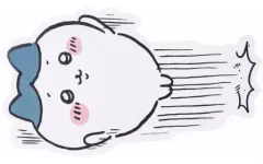 【中古】シール・ステッカー 壁を蹴るハチワレ ウォールステッカー 「ちいかわ なんか小さくてかわいいやつ」