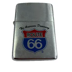 【Zippo】★新品・未使用「Route66」 エンブレム貼付仕様 Zippo】☆新品・未使用「Route66」 エンブレム貼付仕様