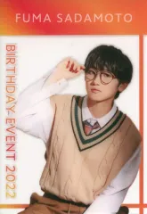 【中古】キャラカード 定本楓馬(衣装:茶ベスト/眼鏡) クリアカード 「定本楓馬 BIRTHDAY EVENT 2022」 1部参加特典