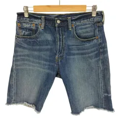 リーバイス Levis Premium 501 CT Shorts Salt Fade メキシコ製 501 ボタンフライ カットオフ デニム ハーフパンツ メンズ UK：30-31 