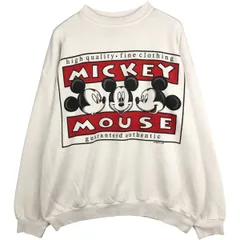 古着 90年代 MICKEY UNLIMITED MICKEY MOUSE ミッキーマウス キャラクタースウェットシャツ トレーナー USA製 メンズXL相当/eaa591304