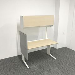 美品□オカムラ□リーガス□電動昇降デスク□天板傾斜□ルーフパネル