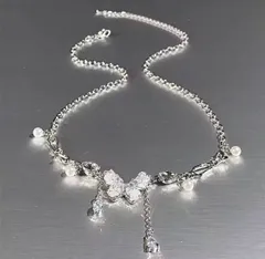 【先着5名】バタフライモチーフ　ネックレス　プチプラ　高見え　レディース　かわいい　ガーリー　おしゃれ　高級感　高見え　お正月　新年　蝶々　ミステリアス　パール　コスパ　センス　ギフト お揃い 贈り物 贈りもの 新品