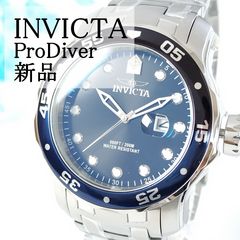 プロダイバー青ブルー新品メンズ腕時計INVICTAかっこいい日付