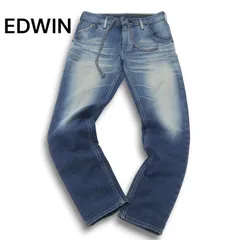EDWIN エドウィン ER207 ジャージーズ★ USED加工 デニム イージー ストレッチ パンツ ジーンズ Sz.M　メンズ 日本製