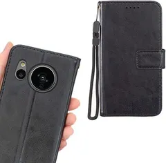 【在庫処分】【Suumii】SHARP AQUOS sense7 au SHG10 docomo SH-53C 用 ケース 手帳型シャープ アクオス Sense7財布型携帯 ケース (ブラック)カード収納 横置きスタンド機能 高級PUレザー マグネットのサムネイル