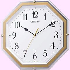 FE0601)CITIZENクォーツ防湿防塵クロックRHYTHM掛時計32cm - メルカリ