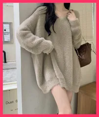 【スタッフおすすめ！】 ニットワンピース レディース ニット長袖 ニットトップス/膝上丈ワンピース/韓国ファッション セータードレス 無地ワンピース Vネッ おすすめ おしゃれ　かわいい　人気 99MYGC-001