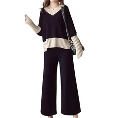 【新品】 [Formemory] vネックニット レディース セーター vネック レディース ワイドパンツ レディース ワイドパンツ レディース 冬 長袖 レディース ニットセーター Vネック 大人 可愛い 秋冬春 通勤 デート 着回し力 4サイズ 1