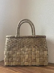 渡辺萌　クルミ樹皮 かご 渡辺萌 クルミ樹皮 かご - メルカリ