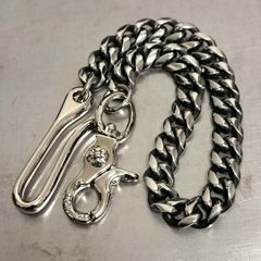 ステンレス 真鍮 喜平 ウォレットチェーン 12㎜ ヴィンテージ 2