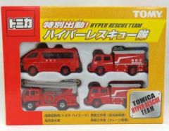 トミカ レスキュー ビークルセット朱 - メルカリ