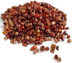 Copeflap 500個 ウッドビーズ ミックス 木製ビーズ アクセサリー( 500個)