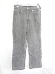 ◇ nano universe ナノ ユニバース ストレートジーンズ サイズ38 ダークグレー レディース E  【1407180061828】