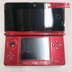 Nintendo 3DS レッド CTR-001 本体 ジャンク 通電未確認 動作未確認 十字キー上損壊 湘南台店