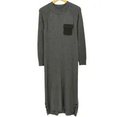 アヴィレックスベル AVIREX Belle ボタンニットワンピース レディース JPN：M 