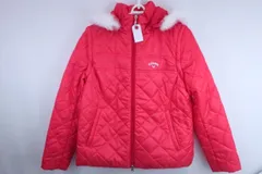 【超美品】Callaway(キャロウェイ) 4wayフルジップダウンパーカー 赤 レディース M 241-5210881 ゴルフウェア 2210-0153 中古