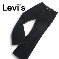 Y2K 00s★ Levi's リーバイス 517-40 秋冬 00年製★ コーデュロイ フレア ブーツカット パンツ Sz.29 メンズ 黒 日本製