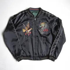 東洋 リバーシブル スカジャン スーベニアジャケット Mサイズ TT11283 テーラー東洋 和柄 スカジャン 鷹 龍 WILD CHILD スカル メンズ