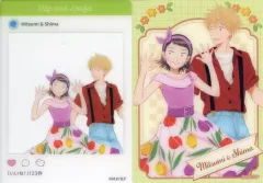 【中古】キャラカード 岩倉美津未＆志摩聡介 クリアカードセット 「DMMスクラッチ! TVアニメ スキップとローファー スクラッチ第三弾」 D-6賞