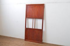 ▼現状販売▼ ガラス帯の扉1枚 アンティーク建具 ドア ガラス戸 木製扉 板戸4～7営業日前後で発送(※修理加工希望の方3ヶ月程で発送) R-064619