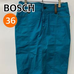 BOSCH ボッシュ 膝丈スカート タイトスカート デニム ブルー レディース 36サイズ【CB270】