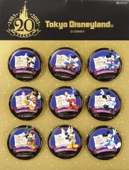 【中古】バッジ・ピンズ ミッキーマウス カンバッジ9個セット 「ディズニー」 東京ディズニーランド20周年記念グッズ