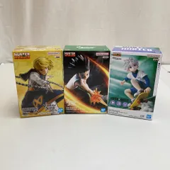 03w17204 【3点セット】ハンターハンター プライズフィギュア ゴン キルア クラピカ VIBRATION STARS Memorable Saga Special BANDAINAMCO バンダイナムコ 未開封