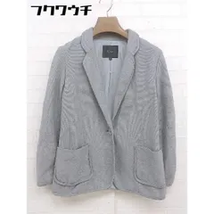 ◇ BOSCH ボッシュ 1B 七分袖 テーラードジャケット サイズ38 グレー レディース  【中古】 【1111240003948】