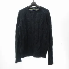 アルマーニ ジーンズ ARMANI JEANS レギュラー ケーブルニットセーター ネイビー S 1226のサムネイル