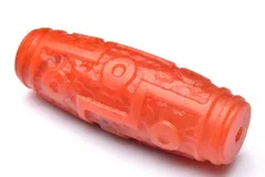 【１点物】マットな質感 南紅瑪瑙(ナンホーン)水晶共生　40x14mm　九眼天珠(貫通穴) ビーズ パワーストーン 天然石 _PC2348