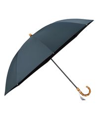 【迅速発送】Wpc. 最強の日傘 UVO(ウーボ)長傘／60cm 無地タッセル ブルーグレー《遮光率＆UVカット率100%/UPF50＋/遮熱/晴雨兼用》親骨60cm 大きい レディース 女性 バンブー 持ち手 おしゃれ 可愛い UVO60S-27