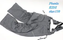 Phenix フェニックス ジュニア スキーサロペット サイズ150 ダークグレー PKA4261 スポーツ キッズ R2508-133