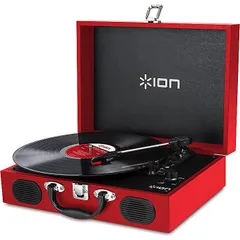 KY0911 ION Audio レトロ調 ミュージックプレーヤー 7種再生