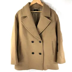 ニジュウサンク 23区  テーラードコート ジャケット ダブルボタン ウール混 裏地付き ベージュ 40号 911508