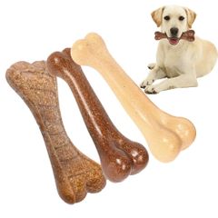 SALUDABLE 犬 噛む おもちゃ 玩具 歯磨き かみかみ 骨 食べても大丈夫 15cm 3本