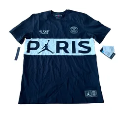 新品未使用 NIKE ナイキ JORDAN×Paris Saint Germain ジョーダン×パリ サンジェルマン PSG WORDMARK T-Shirt ワードマーク Tシャツ BQ8390-010